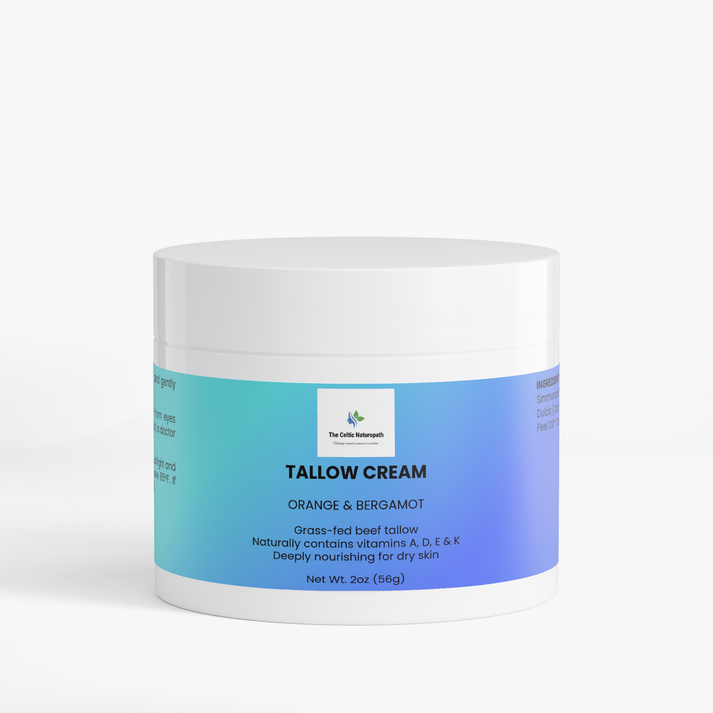 Tallow Cream Orange & Bergamot