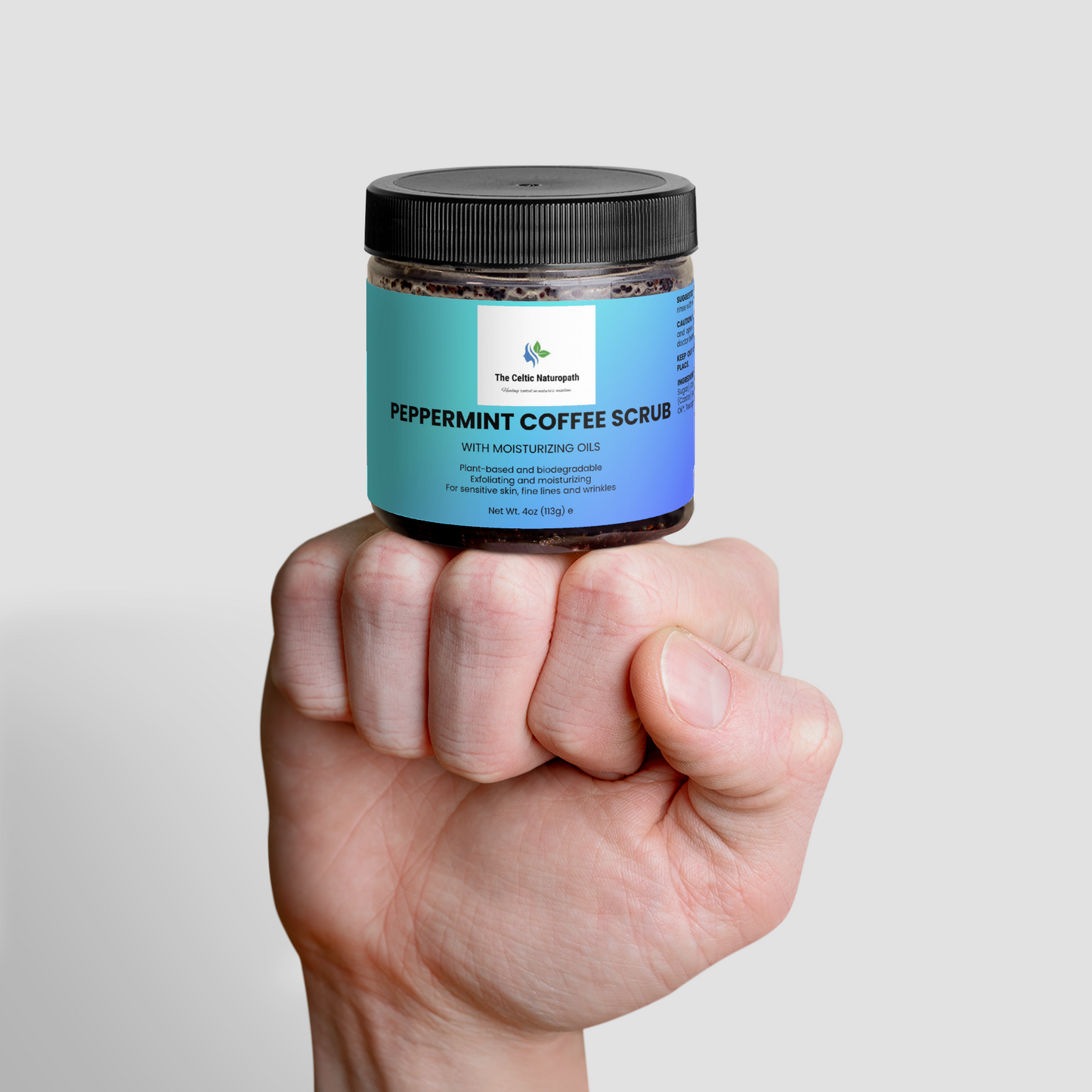 Peppermint Coffee Scrub